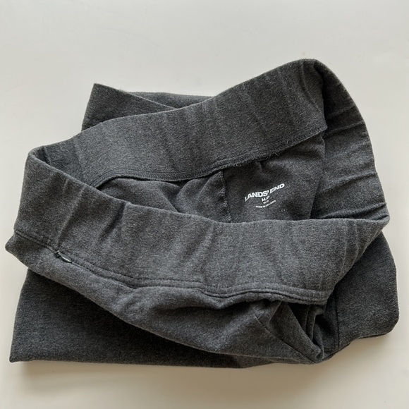 Lands’ end gray sweatpants size medium petite 10-12 - Picture 1 of 7